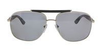 Bulgari Matte Silver Rectangular BV5040K 200781 Sunglasses