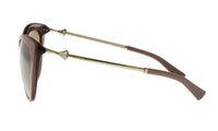 Bulgari Light Brown Cat Eye BV8195KB 5431T5 Sunglasses
