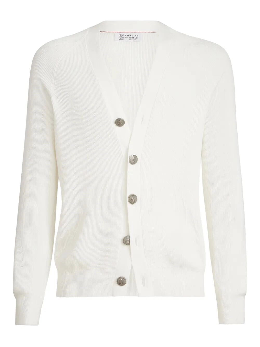 Brunello Cucinelli Men English Rib Knit Cardigan