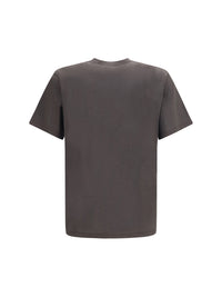 Saint Laurent Men Cassandre Silk And Cotton T-Shirt
