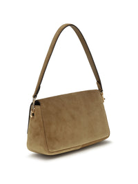TORY BURCH Tory Burch Women Charlie Mini Suede Shoulder Bag