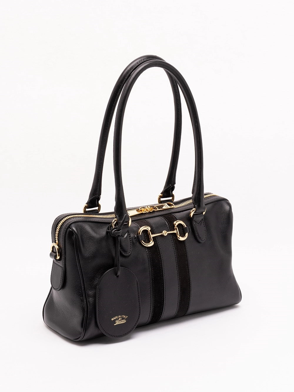 Gucci Gucci Women Horsebit Web Shoulder Bag