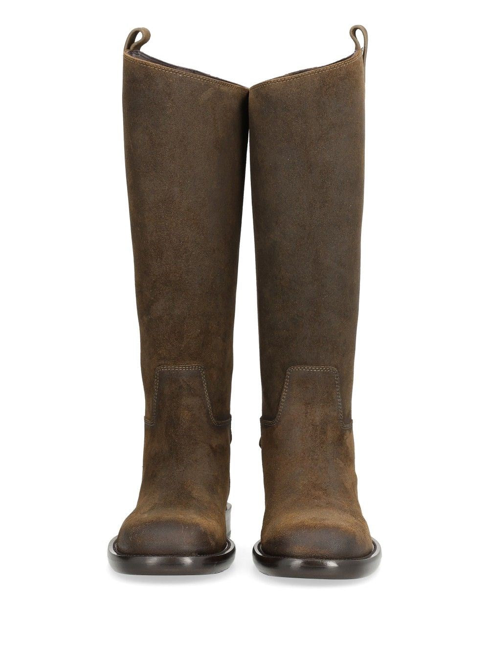 Burberry Women Cavalier Suede Boots
