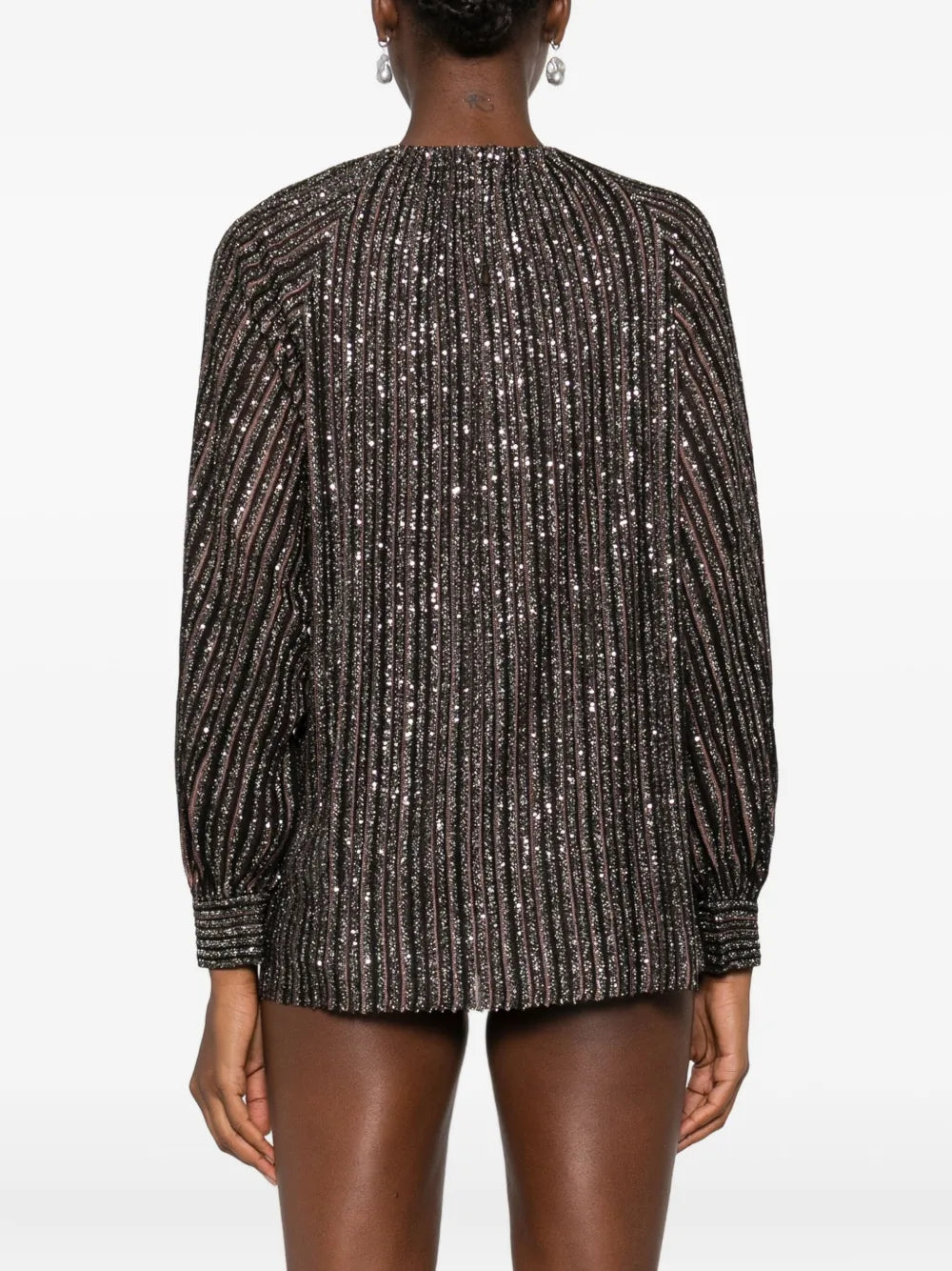Missoni Women Striped Top With Sequins