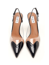Alaïa Women Le Cœur Patent Leather Slingback