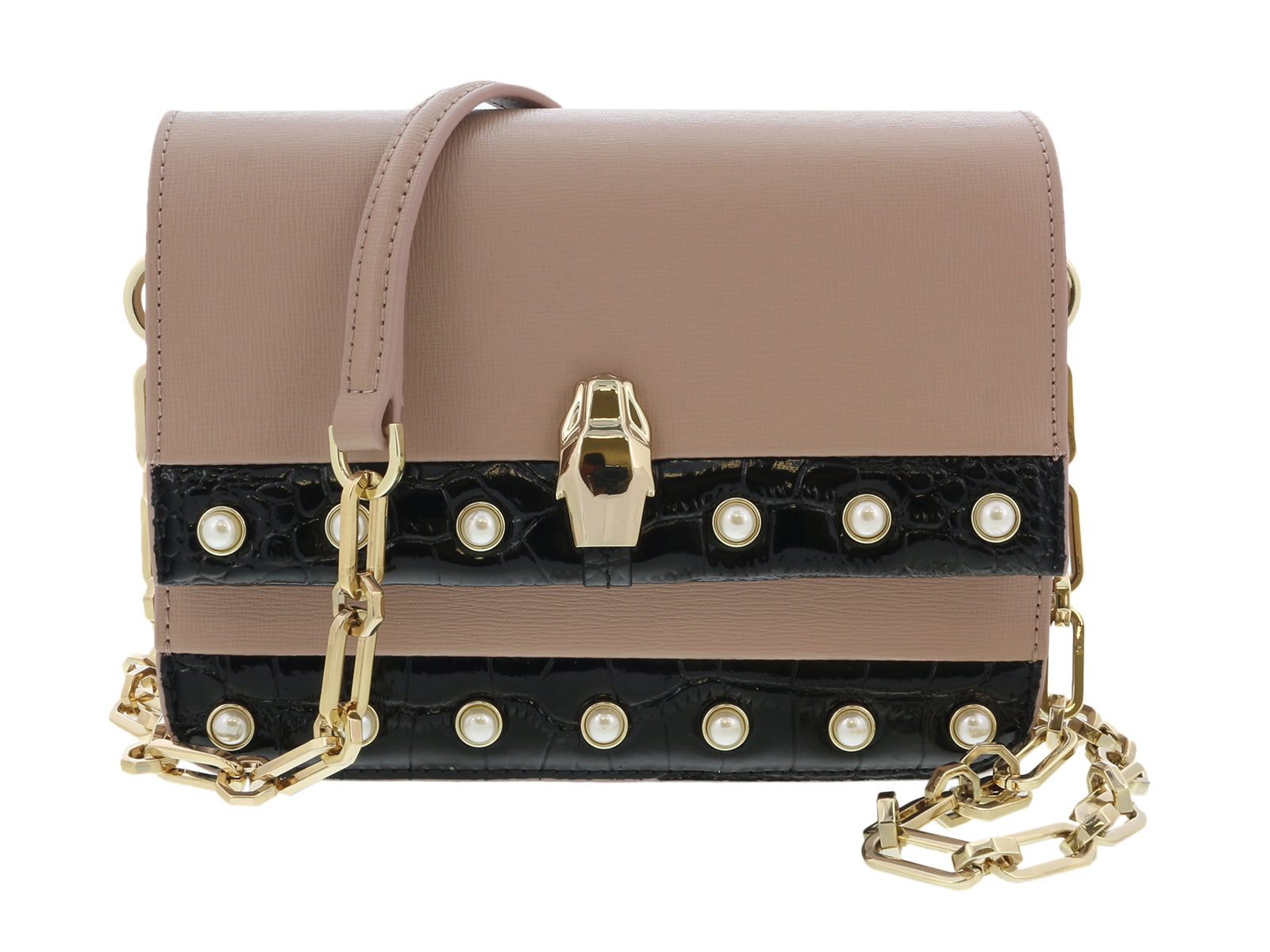 Roberto Cavalli HXLPGY 020 Nude Shoulder Bag