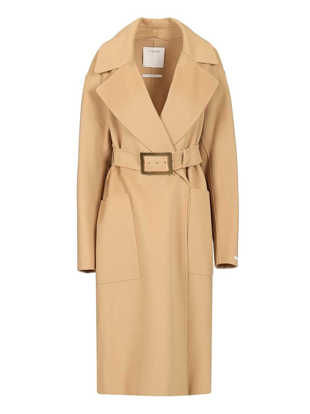 Sportmax Women Pure Wool Dressing Gown Coat