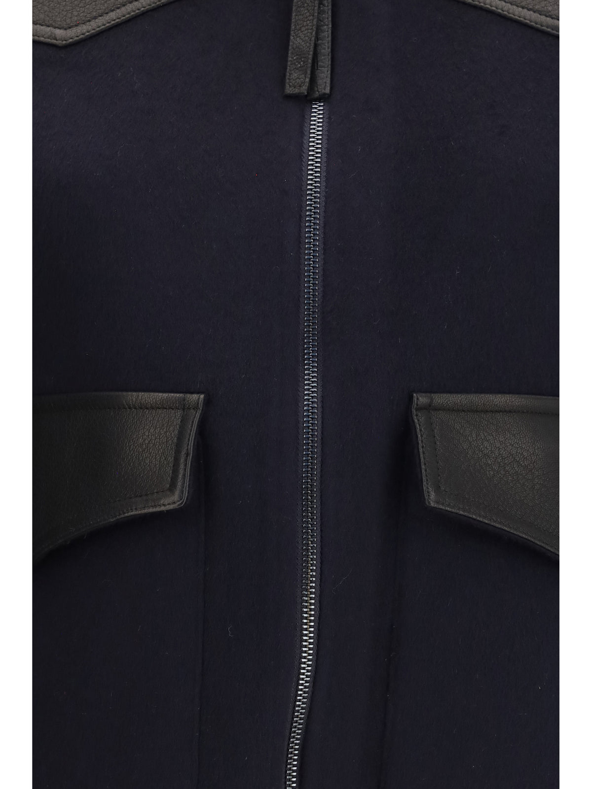 P.A.R.O.S.H. P.A.R.O.S.H. Women Leather Trimmed Jacket