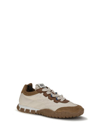 Miu Miu Women Fabric And Suede Sneakers