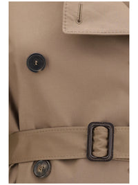 Max Mara The Cube Women Short Water Repellent Twill Trench Coat