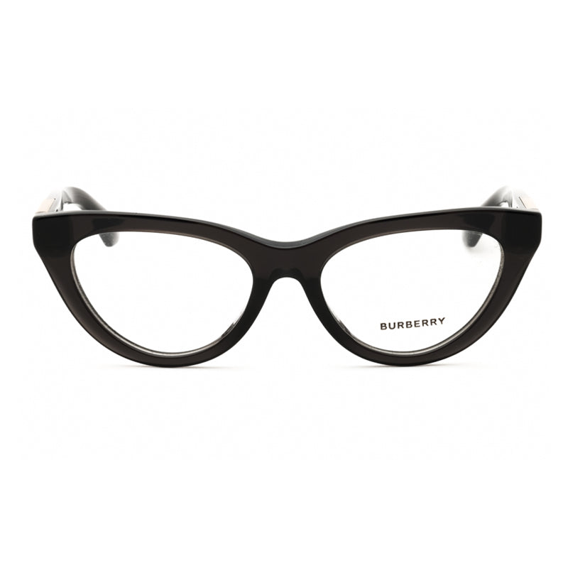 Burberry Eyeglasses Cat Eye Full Rim, Grey Frame and Clear Demo Lenses Lens BE2418U4112