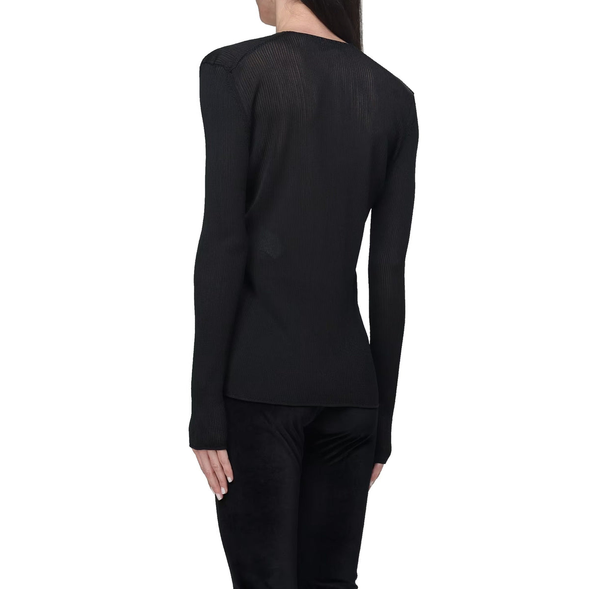 Tom Ford Tom Ford Sheer Fine-Ribbed Top Women
