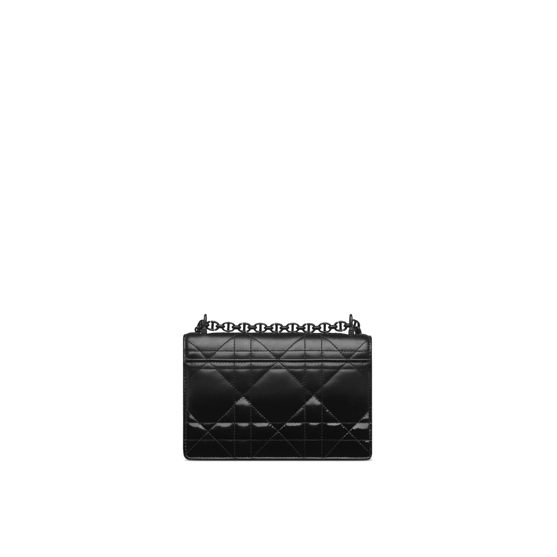 DIOR Dior Caro Patent And Matte Shoulder Bag Women