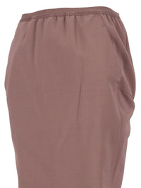 Rick Owens Women Soft Pillar Long Skirt In Stretch Wool