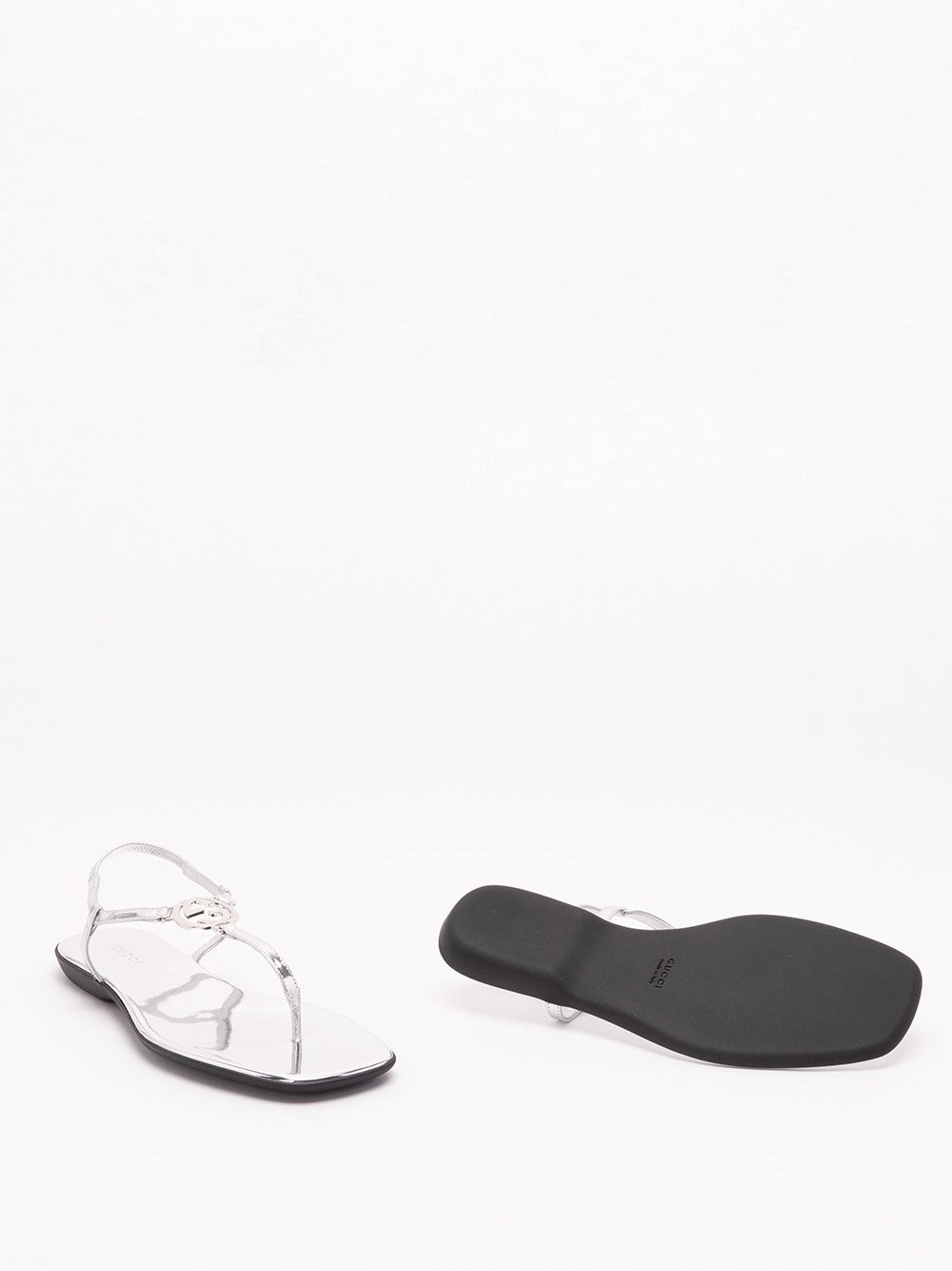 Gucci Women Thong Sandal With Interlocking G