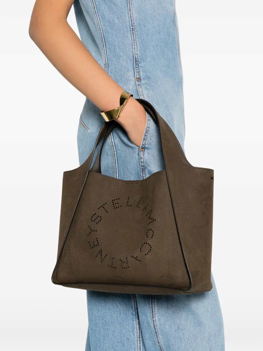 STELLA MCCARTNEY Stella Mccartney Women Tote Bag With Perforated Logo