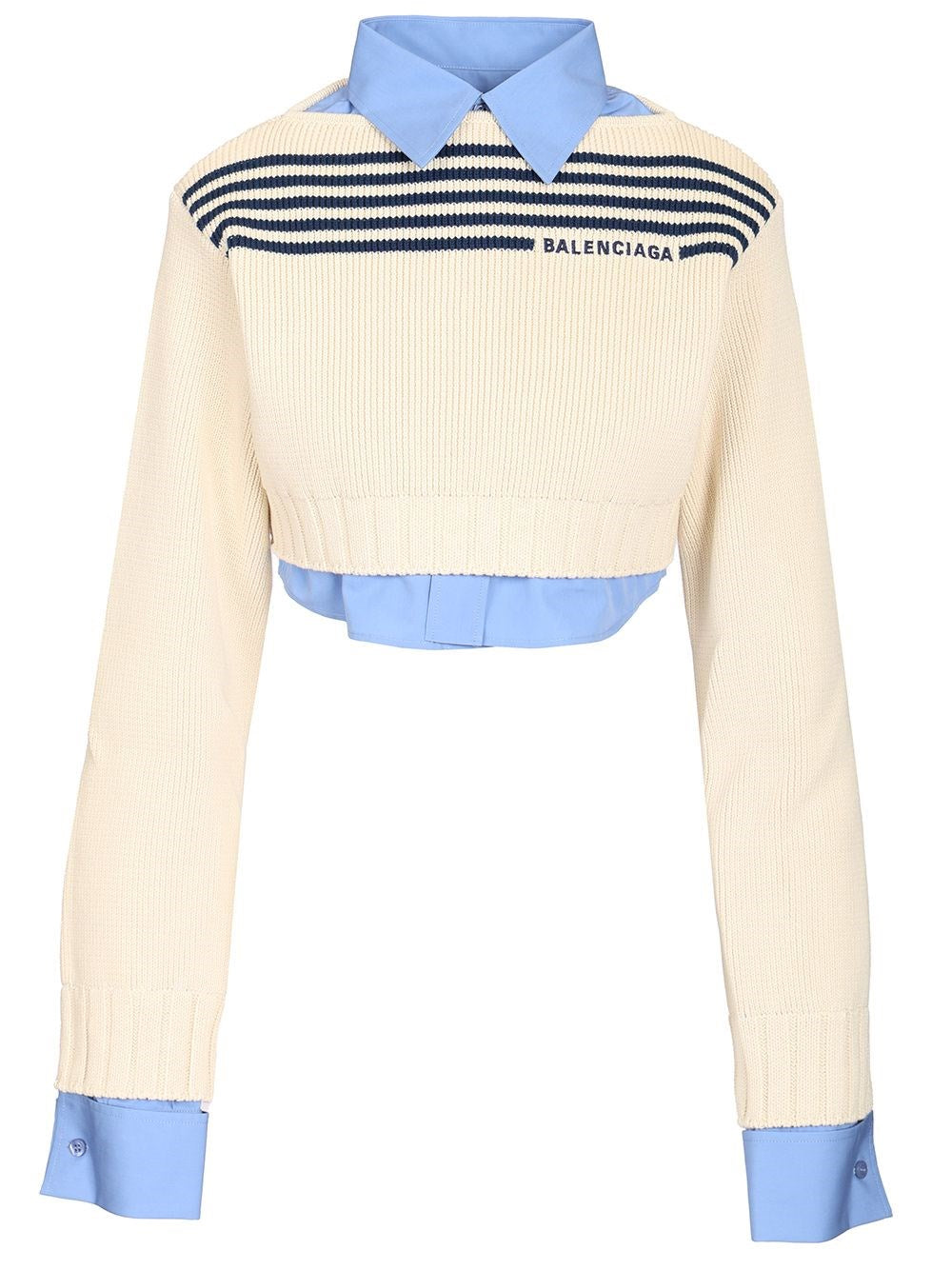 Balenciaga Women Hybrid Sweater