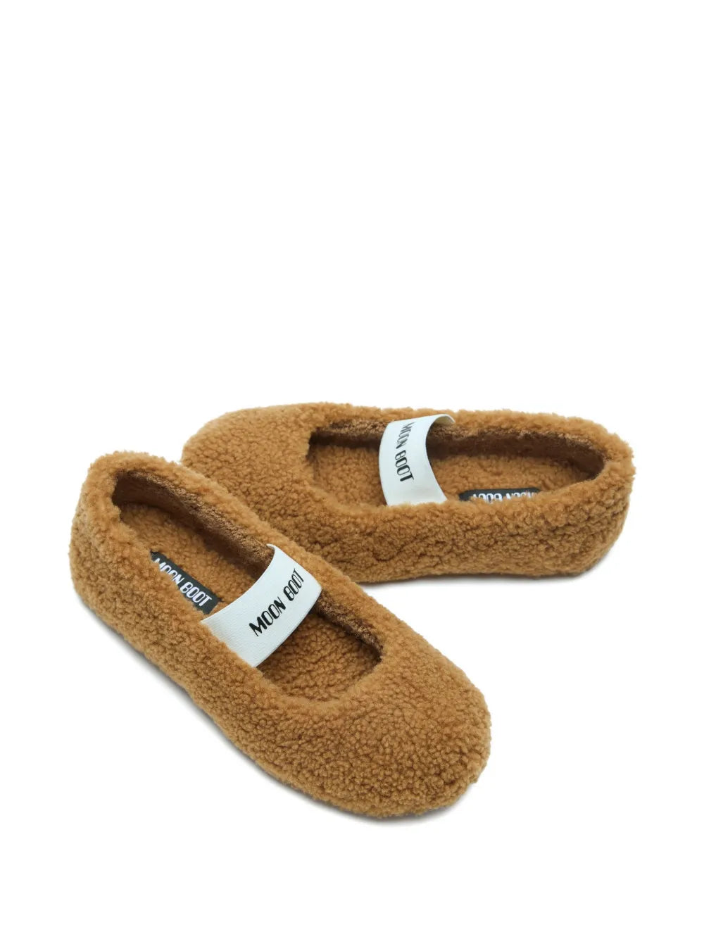 Moon Boot Women Shearling Ballet Flats