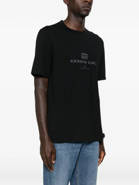 BRUNELLO CUCINELLI Brunello Cucinelli Men Crew-Neck T-Shirt With Graphic Print