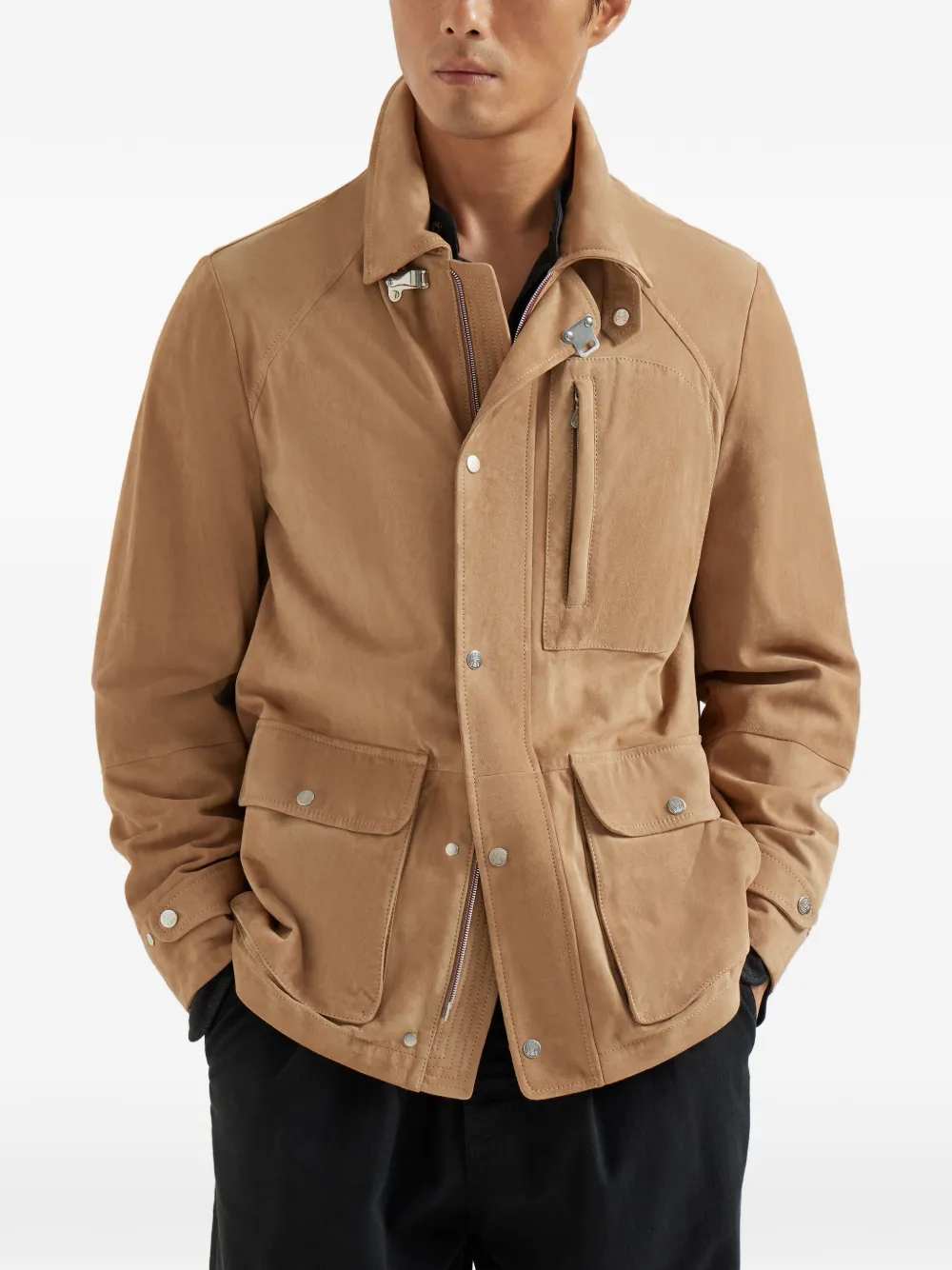 BRUNELLO CUCINELLI Brunello Cucinelli Men Suede Jacket
