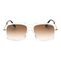 Marc Jacobs Sunglasses Aviator Full Rim, Black/Gold Frame and Grey Lens MARC415/S02M2IR