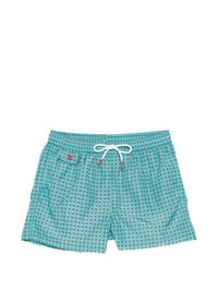 Kiton Men Geometric Print Swimsuit