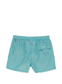 Kiton Men Geometric Print Swimsuit