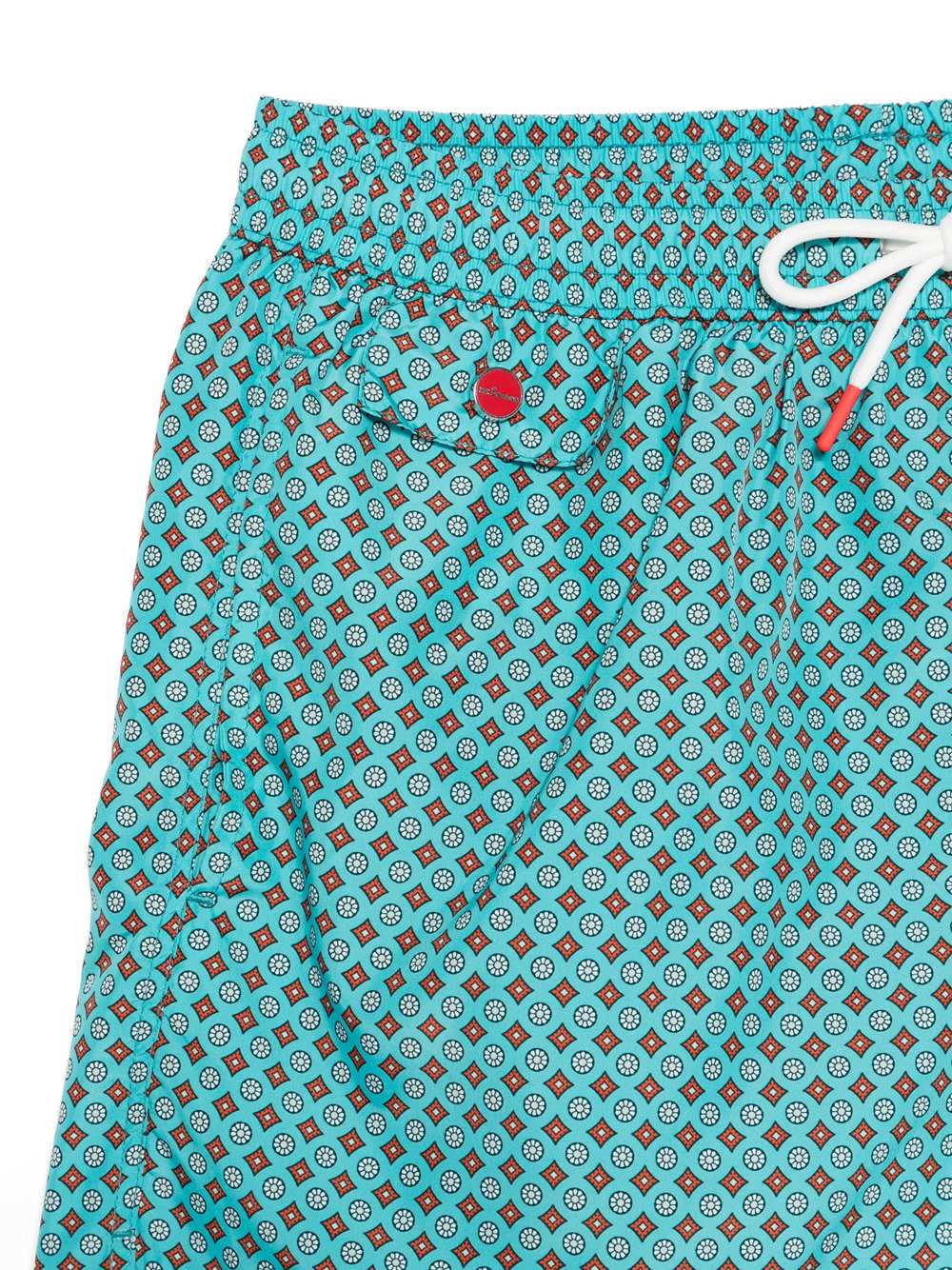 Kiton Men Geometric Print Swimsuit