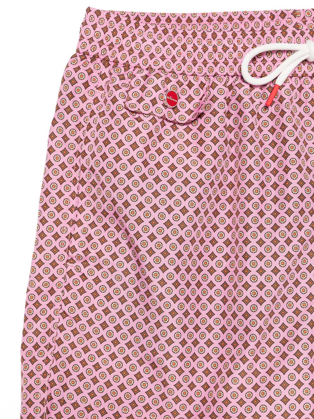 Kiton Men Geometric Print Swimsuit