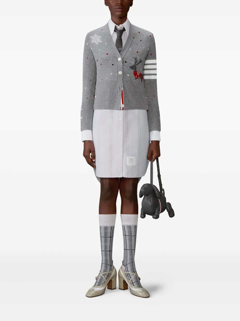 THOM BROWNE Thom Browne Women Striped Mini Dress