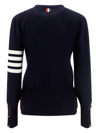 Thom Browne Women Striped Sleeve Cardigan