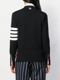 Thom Browne Women Striped Sleeve Cardigan
