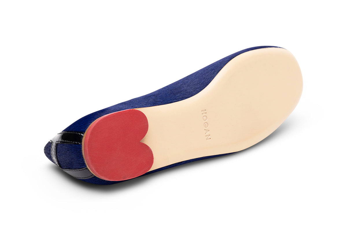 Hogan Heart-Detail Ballet Flats