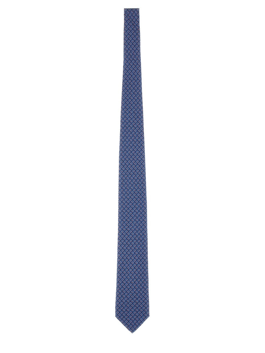 Ferragamo Men Cravatta In Seta