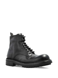 DOLCE & GABBANA Dolce & Gabbana Men Leather Lace-Up Boots