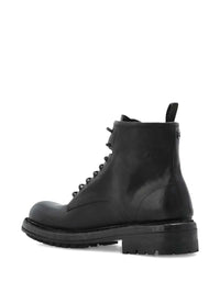DOLCE & GABBANA Dolce & Gabbana Men Leather Lace-Up Boots