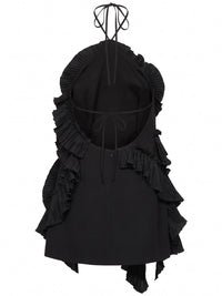 Blumarine Women Taffeta Dress With 3D Roses