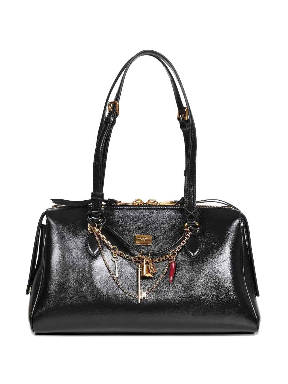 Dolce & Gabbana Women Vittoria Leather Tote Bag