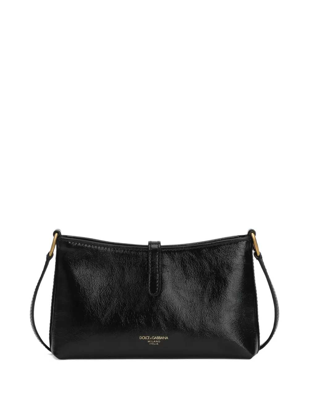 Dolce & Gabbana Women Leather Shoulder Bag With Metal Hardware