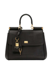 Dolce & Gabbana Women My Sicily Medium Leather Handbag With Padlock