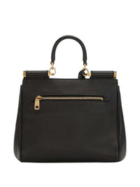 Dolce & Gabbana Women My Sicily Medium Leather Handbag With Padlock