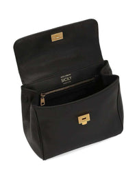 Dolce & Gabbana Women My Sicily Medium Leather Handbag With Padlock
