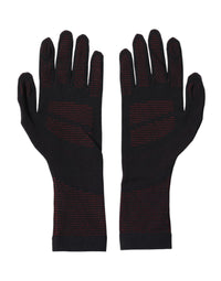 Dolce & Gabbana Black DG Logo Cotton Hands Mitten Men Men's Gloves
