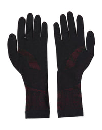 Dolce & Gabbana Black DG Logo Cotton Hands Mitten Men Men's Gloves