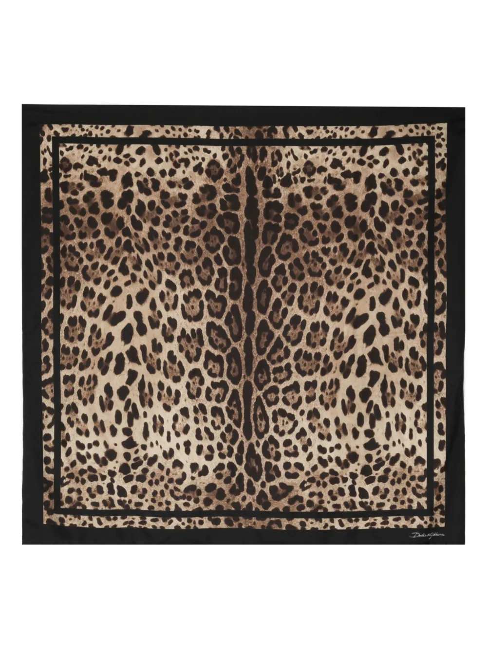 Dolce & Gabbana Women Leopard Print Scarf