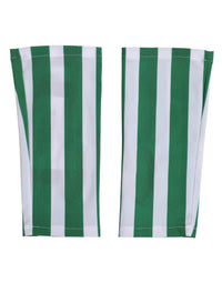 Dolce & Gabbana Green White Nylon Fingerless Wrist Length Women's Gloves