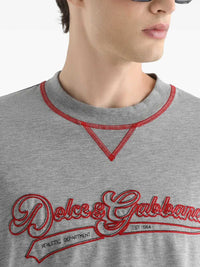 Dolce & Gabbana Men Embroidered T-Shirt