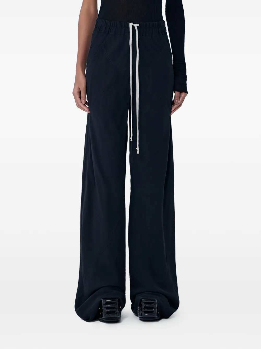 RICK OWENS Rick Owens Women Wide-Leg Pants With Drawstring
