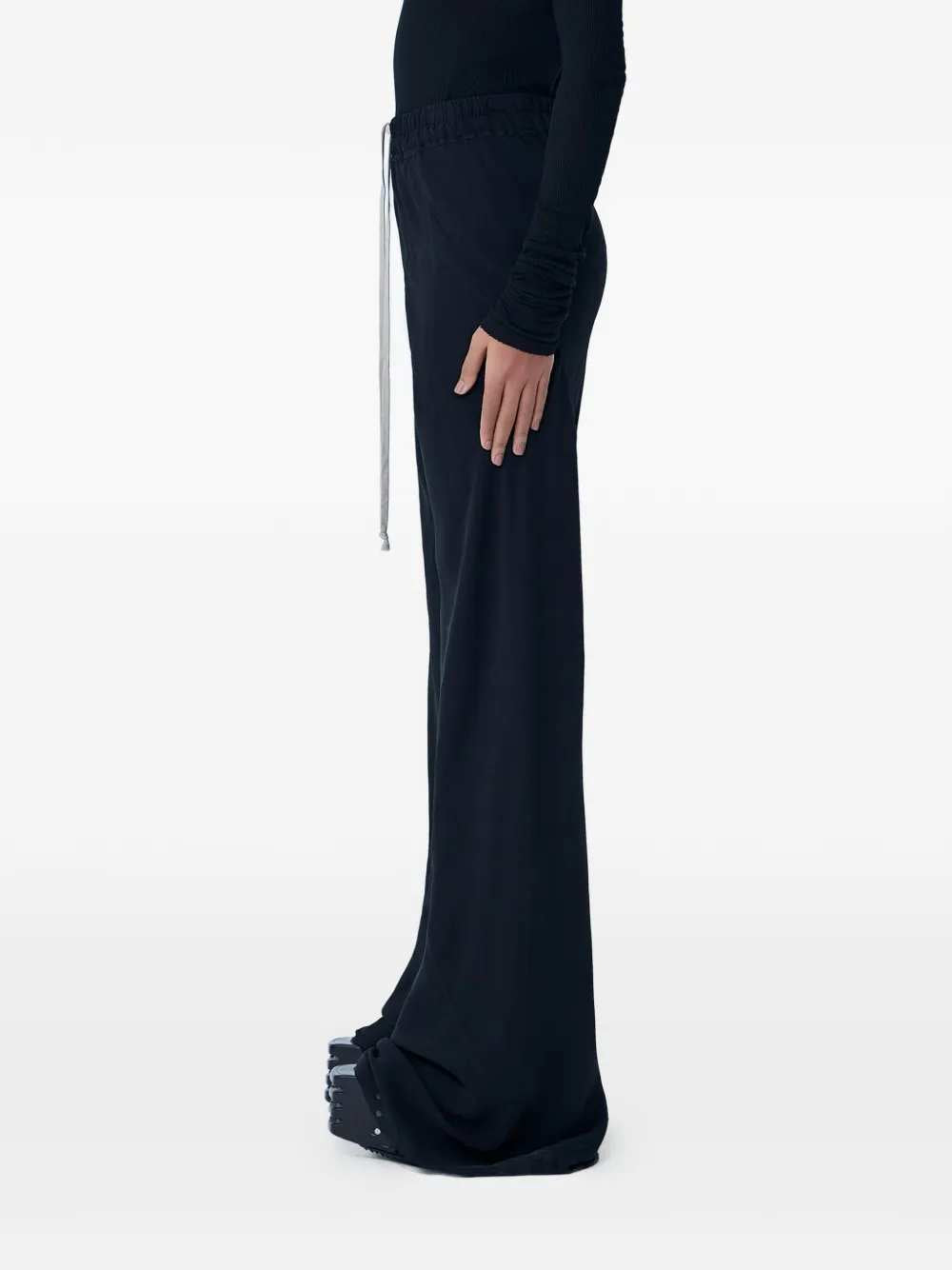 RICK OWENS Rick Owens Women Wide-Leg Pants With Drawstring