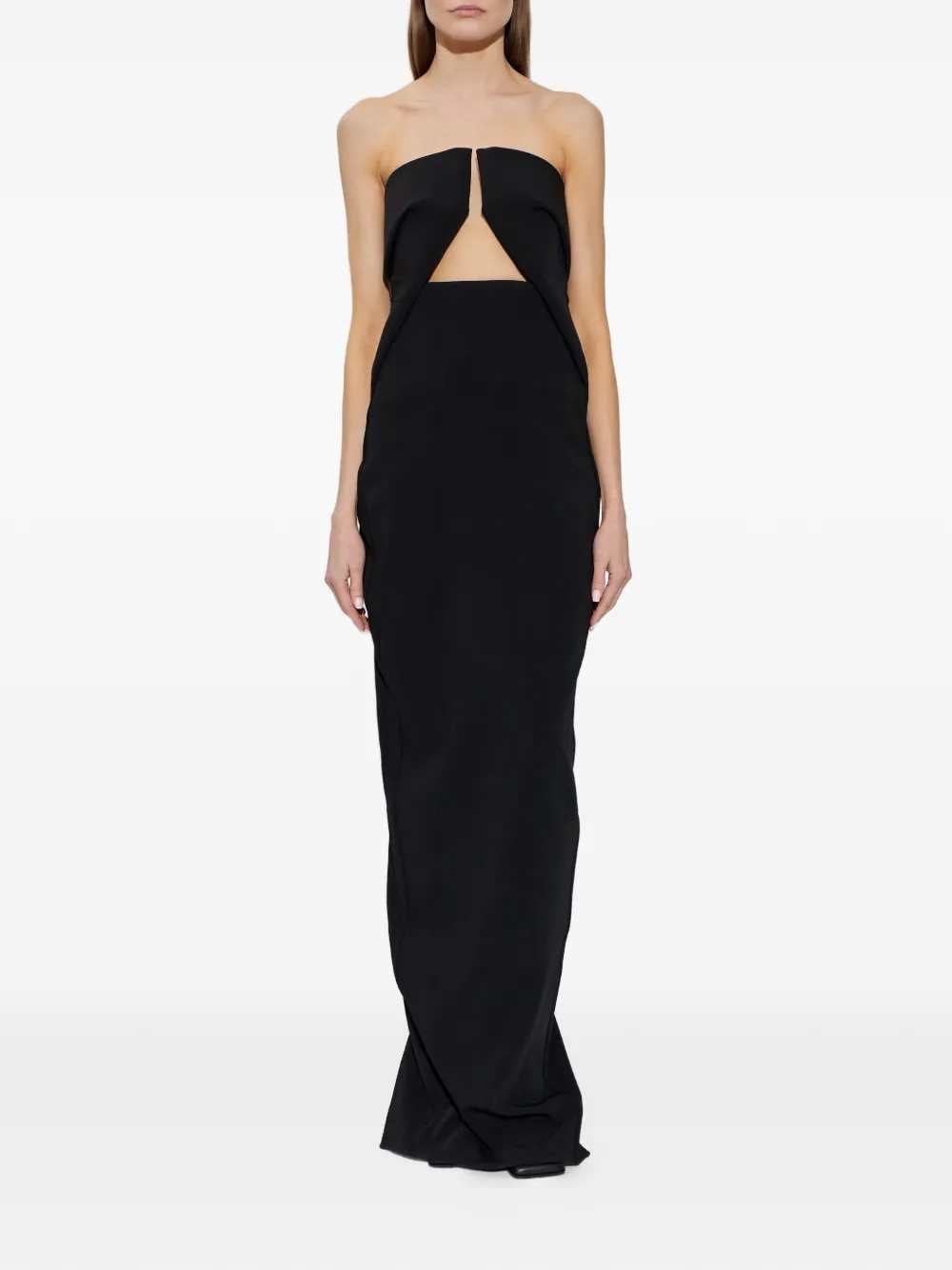 RICK OWENS Rick Owens Women Strapless Cutout Maxi Dress